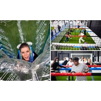 Bekijk de deal van Social Deal: Bubble foot (30 min) + levend tafelvoetbal (30 min) Bekijk de deal van Social Deal: Bubble foot (30 min) + levend tafelvoetbal (30 min)