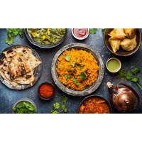 Bekijk de deal van Social Deal: 3-gangen Indiase rijsttafel om af te halen Bekijk de deal van Social Deal: 3-gangen Indiase rijsttafel om af te halen