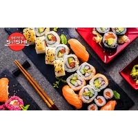 Bekijk de deal van Social Deal: Sushibox (32, 60 of 80 stuks) voor afhaal Bekijk de deal van Social Deal: Sushibox (32, 60 of 80 stuks) voor afhaal