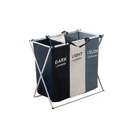 Bekijk de aanbieding van DealDonkey.com: Wassoorteerder met 3 compartimenten - Wasmand - 90L