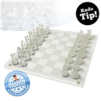 Bekijk de aanbieding van voorHEM.nl: Chic glazen schaakspel