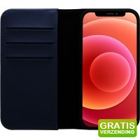 Bekijk de aanbieding van Coolblue.nl 1: BlueBuilt Apple iPhone 12 Mini Book Case Leer blauw