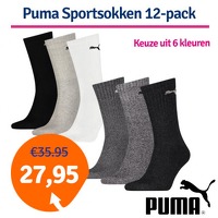 Bekijk de aanbieding van 1dagactie.nl: Puma sportsokken