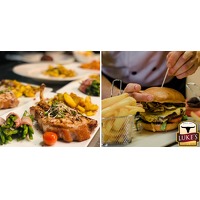 Bekijk de deal van Wowdeal: 2-gangen Hamburger menu of 3-gangen Tomahawk Steak menu