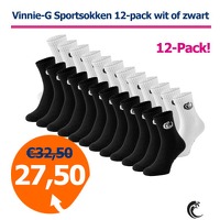 Bekijk de aanbieding van 1dagactie.nl: Vinnie-G sportsokken 12-pack