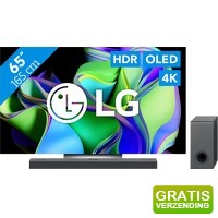 Bekijk de aanbieding van Coolblue.nl 1: LG OLED65C34LA TV en soundbar