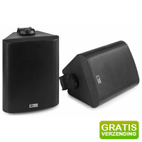 Bekijk de aanbieding van MaxiAxi.com: Power Dynamics BGB50 zwarte Bluetooth speakerset voor binnen en buiten - 100W