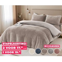 Bekijk de aanbieding van Voordeelvanger.nl: Sevva Teddy Fluffy dekbedovertrek