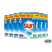 Bekijk de aanbieding van iBOOD.com: 408 x Sun All-in-One vaatwastablet Naturel