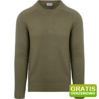 Bekijk de aanbieding van Suitableshop: Suitable Pullover Raw Olijfgroen