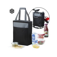 Bekijk de aanbieding van DealDonkey.com 4: Enkele Fietstas en Koeltas 18 Liter - 2 in 1 Boodschappentas - zwart
