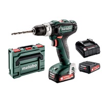 Bekijk de aanbieding van iBOOD DIY: Metabo PowerMaxx | 12V Klopboormachine | 2x 2,0 Ah Accu | metaBOX 118