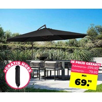 Bekijk de aanbieding van Voordeelvanger.nl: Luxe XXL zweefparasol 3 meter