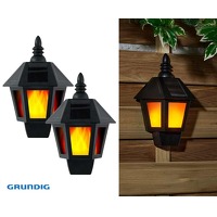 Bekijk de aanbieding van Voordeelvanger.nl 2: 2 x solar muurlamp Klassiek