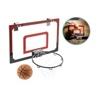 Bekijk de aanbieding van DealDonkey.com 4: Mini basketbalbord 45 x 30 cm met ring 20 cm bal en net