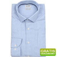 Bekijk de aanbieding van Suitableshop: OLYMP Level 5 Overhemd Lichtblauw