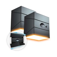 Bekijk de aanbieding van Voordeelvanger.nl 2: 2 x solar Twistcube wandverlichting