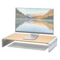 Bekijk de aanbieding van iBOOD Electronics: J5Create houten monitorstandaard