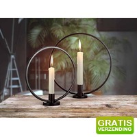 Bekijk de aanbieding van DealDonkey.com 2: 2 HI Ringkandelaars - Kaarshouders