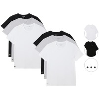 Bekijk de aanbieding van iBOOD Home & Living: 6x Lacoste Basic T-Shirt | Heren