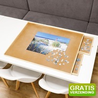 Bekijk de aanbieding van DealDonkey.com 4: Puzzelplaat met lades - 1500 stukjes - 90 x 67 cm