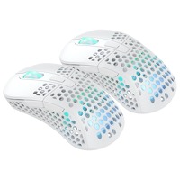 Bekijk de aanbieding van iBOOD Electronics: 2 x Cherry XTRFY M4 RGB draadloze muis