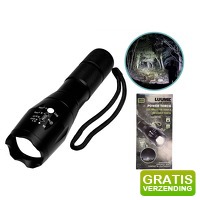 Bekijk de aanbieding van DealDonkey.com 2: Luume Militaire Zaklamp - 3W LED - 5 Lichtstanden