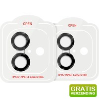 Bekijk de aanbieding van Coolblue.nl 2: 2 x BlueBuilt Apple iPhone 16/16 Plus camera lens protector