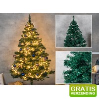 Bekijk de aanbieding van DealDonkey.com: Kunstkerstboom 180 cm - inclusief metalen voet