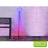 Bekijk de aanbieding van DealDonkey.com 3: LED Kerstboom - RGB kerstverlichting - 100 cm