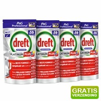 Bekijk de aanbieding van DealDonkey.com: 236 Dreft Platinum Plus vaatwastabletten - Lemon