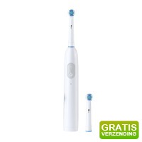 Bekijk de aanbieding van DealDonkey.com: NEXXT Elektrische Tandenborstel Roterend a wit a Met Travel Case