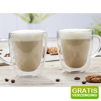 Bekijk de aanbieding van DealDonkey.com 2: Dubbelwandige Cappuccinoglazen - Set van 2