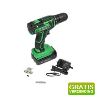 Bekijk de aanbieding van DealDonkey.com 4: Hofftech Accu boormachine - LED-lamp - batterij-indicator - 20V - 1.3 Ah