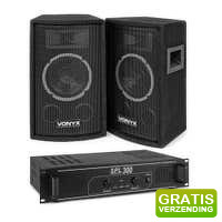 Bekijk de aanbieding van MaxiAxi.com: Vonyx geluidsinstallatie met versterker