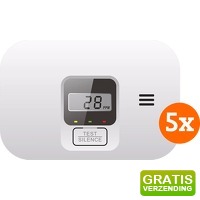 Bekijk de aanbieding van Coolblue.nl 2: 5 x Elro Blue Line koolmonoxidemelder