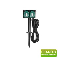 Bekijk de aanbieding van DealDonkey.com 2: HeiTech Tuinstekkerdoos - Grondspies - 2 stopcontacten