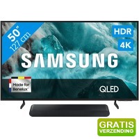 Bekijk de aanbieding van Coolblue.nl 1: Samsung QLED 4 K Q7F4 (2025) en soundbar