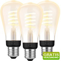 Bekijk de aanbieding van Coolblue.nl 2: 3 x Philips Hue filamentlamp
