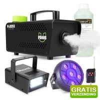 Bekijk de aanbieding van MaxiAxi.com: Partyset met Fuzzix F500S rookmachine