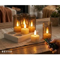 Bekijk de aanbieding van Voordeelvanger.nl 2: 6 x Sevva oplaadbare waxine lichtjes