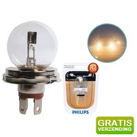 Bekijk de aanbieding van DealDonkey.com 4: Philips Autolamp Vision R2 - 12V - 40/45W - Halogeenlamp - P45T - wit