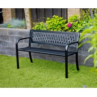 Bekijk de aanbieding van Voordeelvanger.nl: Stalen design tuinbank