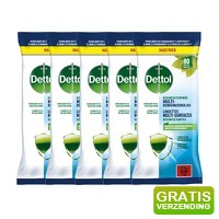 Bekijk de aanbieding van DealDonkey.com 2: 5-pack Dettol Lingettes Dsinfectantes Multi-surfaces Cleanser - 80