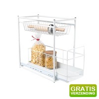 Bekijk de aanbieding van DealDonkey.com 4: Gootsteenkastrek met uitschuifbare lades
