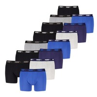 Bekijk de aanbieding van 1dagactie.nl: Puma Boxershorts Promo Solid 14-pack Black / Blue / Grey