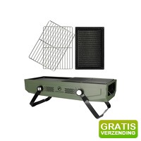 Bekijk de aanbieding van DealDonkey.com 3: Norlander Outdoor BBQ met grill - 56 x 20 x 20 cm