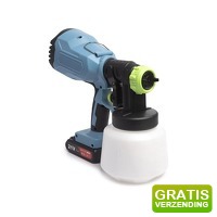 Bekijk de aanbieding van DealDonkey.com 4: QLT Verfspuit op Accu voor Watergedragen en Oplosmiddelhoudende Verf