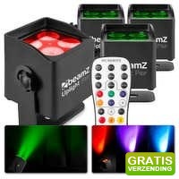 Bekijk de aanbieding van MaxiAxi.com: 4 x BeamZ BBP44 uplights
