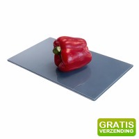 Bekijk de aanbieding van DealDonkey.com 4: Michelino Glazen Snijplank - 20 x 30 cm - Glassnijplank - Snijplank van Glas - Hyginisch en Hittebestendig - blauw